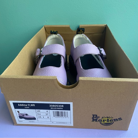 DR MARTENS • lilac addina flower platform - Picture 2 of 7